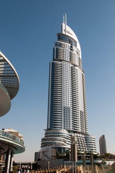 The modern hotel at Downtown Burj Dubai, Dubai, United Arab Emirates