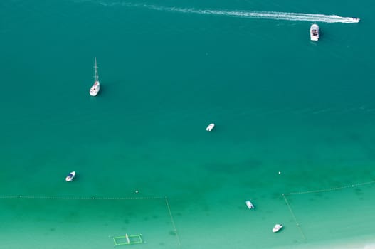 Palm Jumeirah water area, Dubai, United Arab Emirates