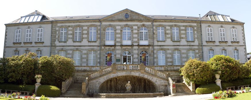 art gallery of Gueret in the Creuse, Limousin, France