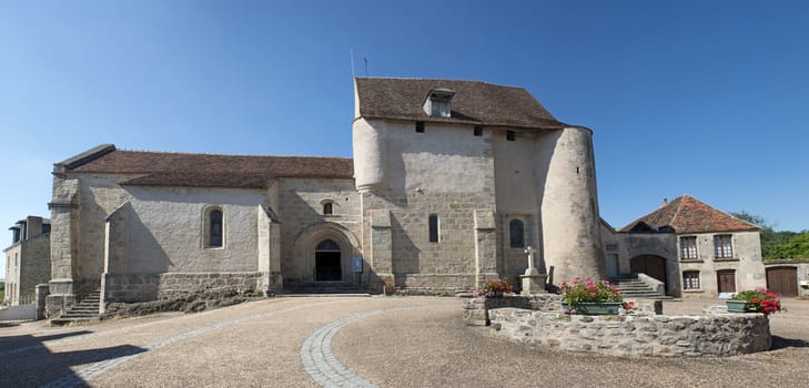 church of Glenic in the Creuse, Limousin, France