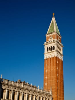 Campanile on piazza San Marco in Venice