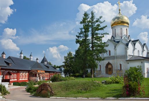 Cathedral at Savvino-Storozhevsky Monastery in Zvenigorod. Russia