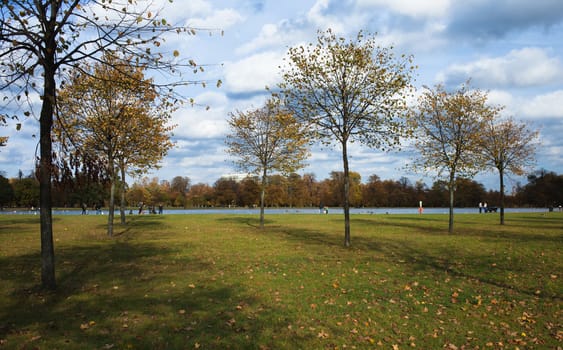 Hyde park. Autumn
