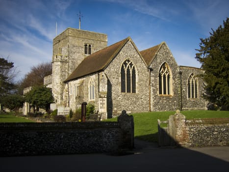 St Peter and St Paul church in the village of Borden, Kent