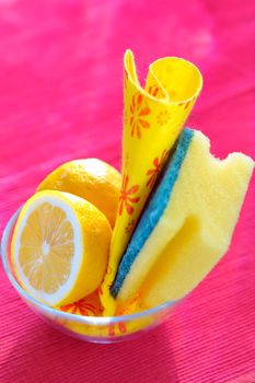 Natural Cleaning with Sponges