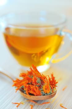 marigold herbal tea