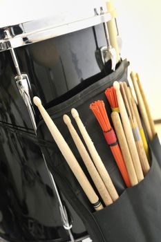 Snare Drum and Drum Sticks