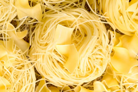 assortment of various pasta