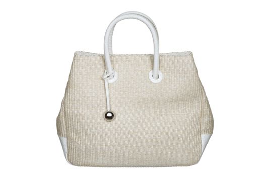 Modern female bag on a white background