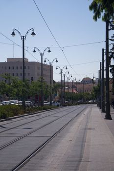 Jaffa street in Jerusalem,Israel