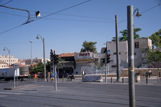 Jaffa street in Jerusalem,Israel