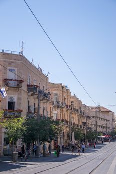 Jaffa street in Jerusalem,shop store,,Israel