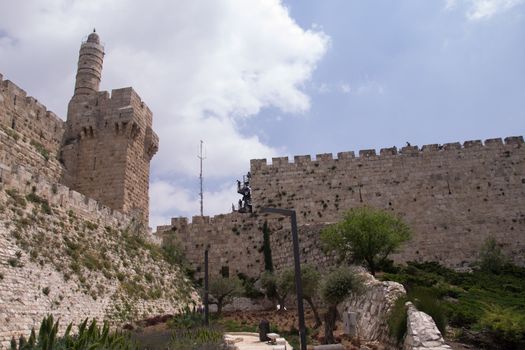 .David`s Tower-symbol Jerusalem.Israel