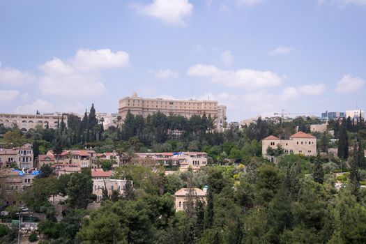 View of Jerusalem from old city.