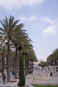 View of Jerusalem streets in Israel