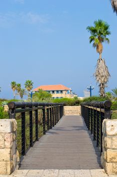 The Wishing Bridge in Jaffa,Tel Aviv,Israel