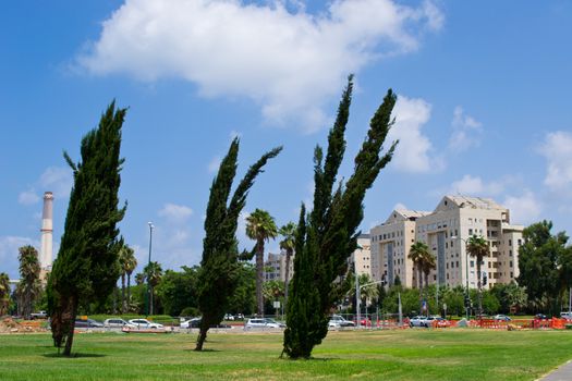 View of Tel Aviv street,Israel