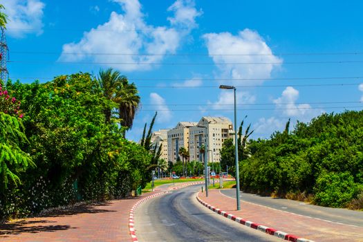 View of street in Tel Aviv,Israel