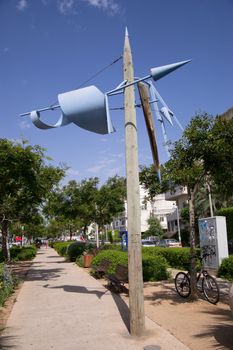 Alley in North Tel Aviv,Israel