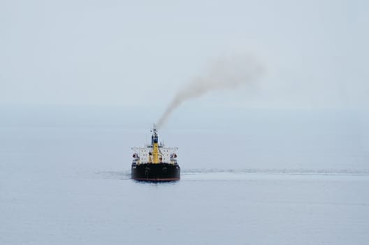 Dry Cargo Ship On The Black Sea