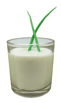 Milk blended with herbs to treat certain types