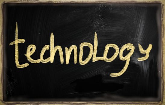 social media concept - text on a blackboard.
