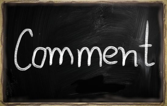 social media concept - text on a blackboard.