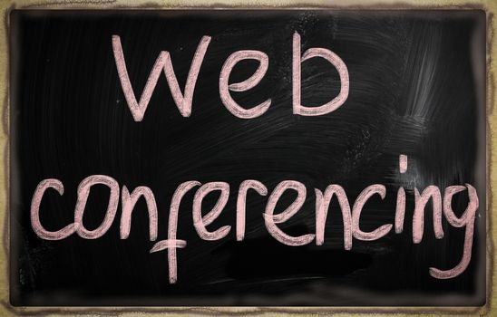 social media concept - text on a blackboard.