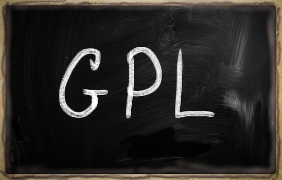 social media concept - text on a blackboard.