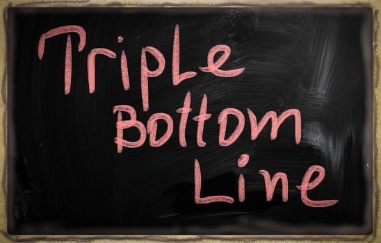 social media concept - text on a blackboard.