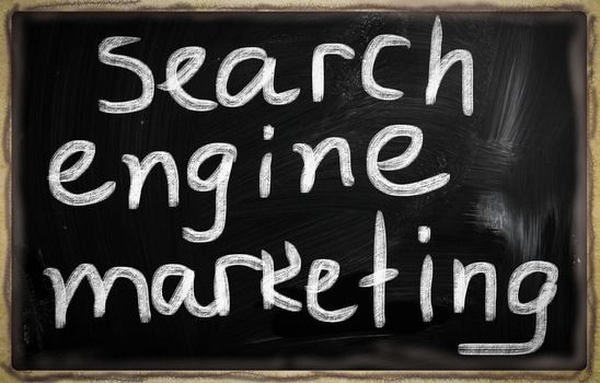 social media concept - text on a blackboard.