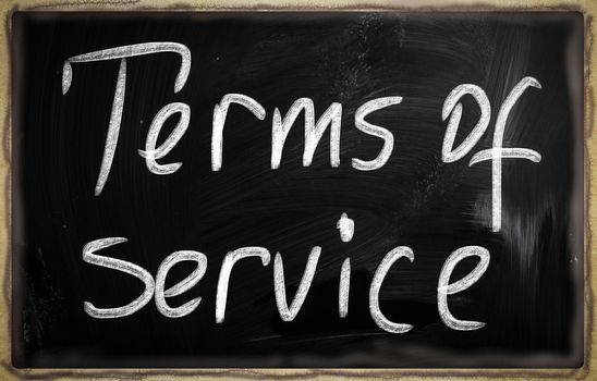 social media concept - text on a blackboard.