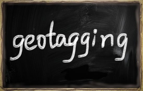 social media concept - text on a blackboard.
