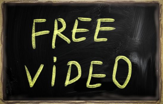 social media concept - text handwritten on a blackboard