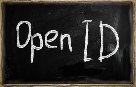 social media concept - text on a blackboard.