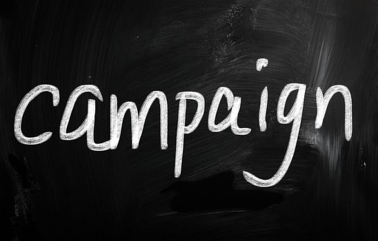 social media concept - text on a blackboard.