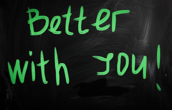 social media concept - text handwritten on a blackboard