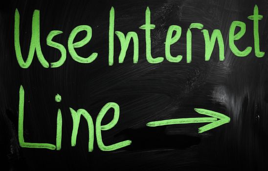 social media concept - text handwritten on a blackboard