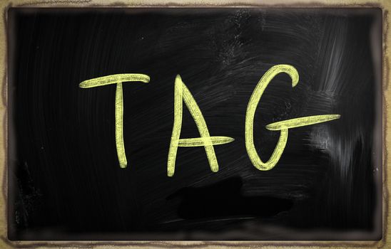 social media concept - text handwritten on a blackboard