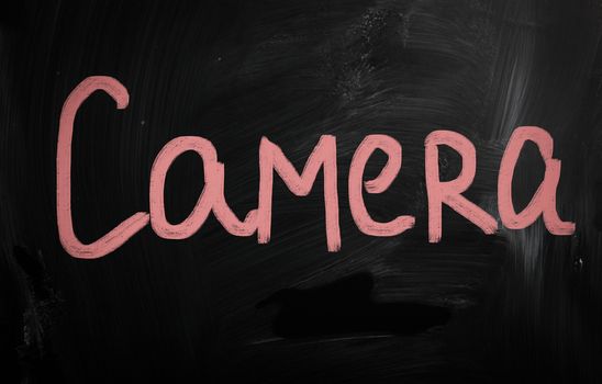 social media concept - text handwritten on a blackboard