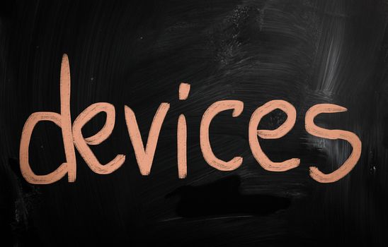 social media concept - text handwritten on a blackboard