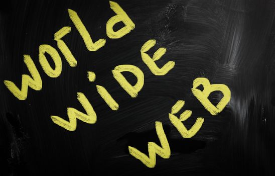 social media concept - text handwritten on a blackboard