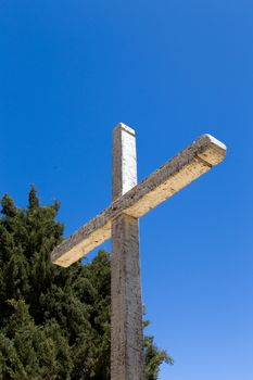 Rugged Wooden Cross