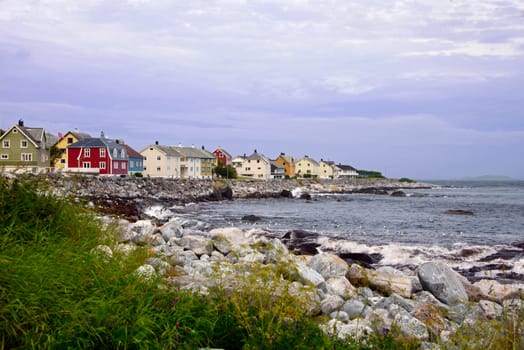 A small village at the coast of Norway. Alnes, western Norway