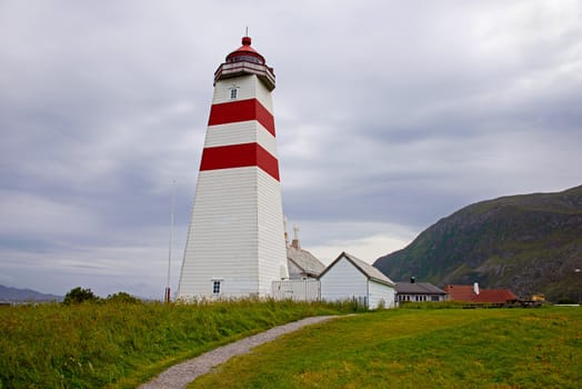 The lighthouse at Alnes, Norway