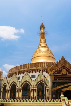 Kaba Aye pagoda in Yangon, Burma (Myanmar)