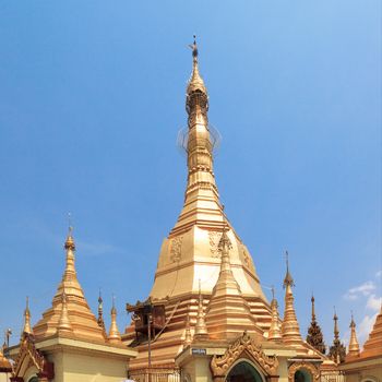 Sule pagoda in Yangon, Burma (Myanmar)