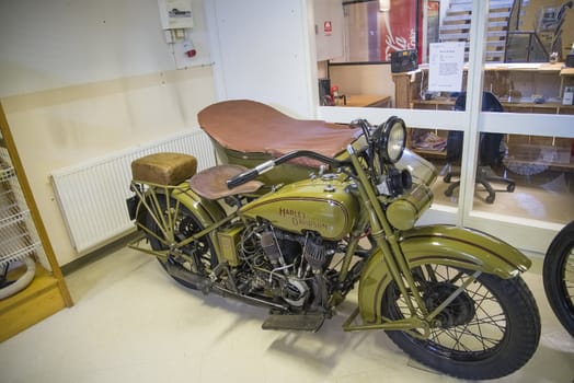 Engine: 1000cc, 2-cyl, V-engine, 20 hp. All the pictures are shot on Ed's motorcycle and Motor Museum in Ed, Sweden. Interesting museum, which is worth a visit.