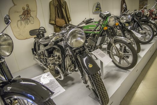 Engine: 500cc sv, 4-stroke, boxer engine. All the pictures are shot on Ed's motorcycle and Motor Museum in Ed, Sweden. Interesting museum, which is worth a visit.