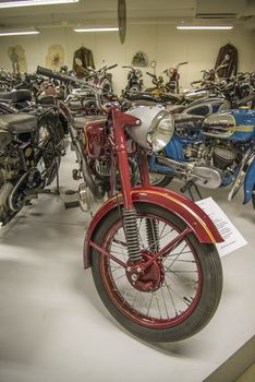 Engine: 247cc 2-t, 1-cyl, 9 hp. All the pictures are shot on Ed's motorcycle and Motor Museum in Ed, Sweden. Interesting museum, which is worth a visit.